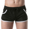 LEADER Short en mesh LOADED Noir-Banc